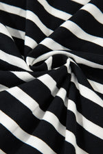 Striped Short Sleeve Top and Shorts Set