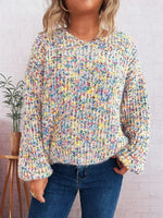 Colorful Long Sleeve Sweater