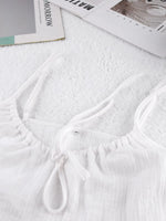 Tie Front Cami and Shorts Lounge Set