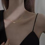 925 Sterling Silver Rhinestone Necklace