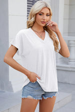 V-Neck Short Sleeve T-Shirt