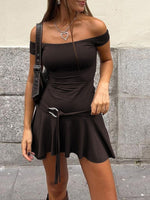 Off-Shoulder Mini Dress