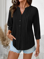 Button-Down Notched Shirt