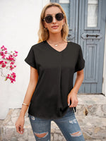 Ivy Lane V-Neck Short Sleeve T-Shirt
