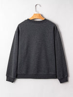 Cowboy Queen Card Drop Shoulder Graphic Sweatshirt