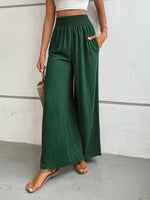 Perfee Wide Leg Pants with Pockets