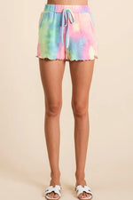 BiBi Tie Dye French Terry Top and Shorts Set