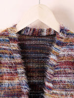 Children's Colorful Knitted Fuzzy Cardigan