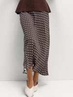 Polka Dot Midi Skirt