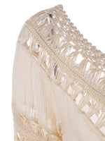 Crochet Trimmed Flowy Cover Up Dress