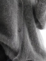 V-Neck Button-Down Cardigan