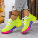 Lace Up Round Toe Sneakers