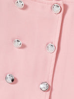 Children's Double-Breasted Blazer & Wide Leg Pants Set