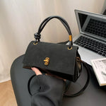 Flap Crossbody Bag with Top Handle
