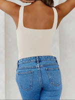 Solid Color Wide Strap Cami