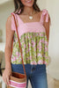 Floral Print Tie-Strap Cami