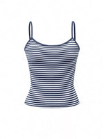 Striped Scoop Neck Cami