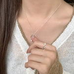 Bowknot Pendant Necklace