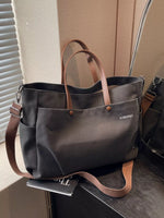 Canvas Tote Crossbody Bag