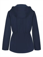 Zip Up Waterproof Hooded Outerwear
