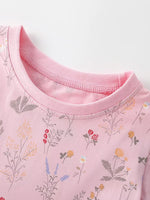 Children's Floral Print A-Line Dress