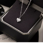 925 Sterling Silver Heart Necklace