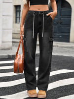 Wide Leg Cargo Jeans