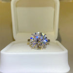 10 Carat Moissanite 925 Sterling Silver Ring