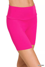 Zenana Brushed Dty Microfiber Top & Biker Shorts