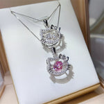 2 Carat Moissanite 925 Sterling Pendant Silver