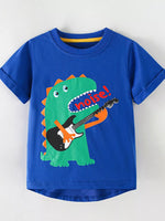 Children's Dino Rocker Graphic T-Shirt