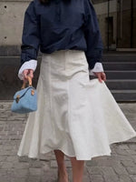 High-Waisted Mermaid Midi Skirt