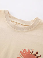 Children's Printed Short Sleeve T-Shirt & Shorts Set
