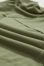 Long Sleeve Round Neck Paneling T-Shirt