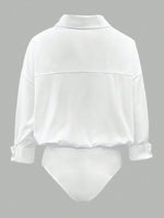 Button-Down Long Sleeve Bodysuit
