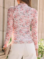 Lovelet Mock Neck Long Sleeve Top