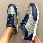 Breathable Lace Up Sneakers