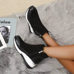 Side Zipper Ankle Boots