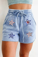 Star Drawstring Shorts