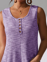 Full Size Button Front Romper with Pockets Plus Size