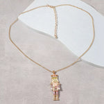 18K Gold-Plated Nutcracker Pendant Necklace
