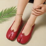 Split-Toe Slip-Ons