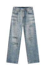 Distressed Wide Leg Jeans