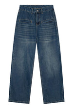 Front Pockets Baggy Jeans