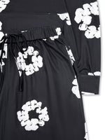 Printed Long Sleeve Hoodie and Pants Set