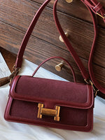 Golden Buckle Crossbody Bag