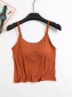 Modal Adjustable Strap Padded Cami and Shorts Set