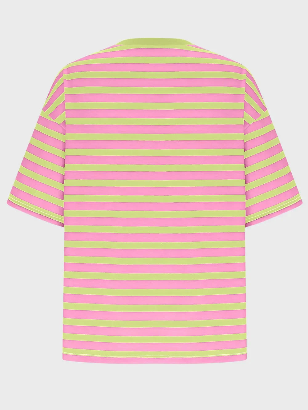 Striped Round Neck Half Sleeve T-Shirt