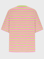 Striped Round Neck Half Sleeve T-Shirt