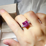 5 Carat Moissanite 925 Sterling Silver Ring